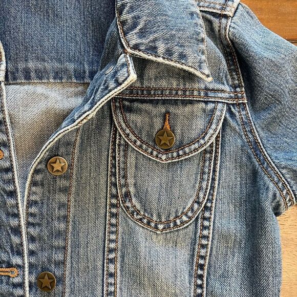 Converse ⭐️ Jean Jacket || SZ XS - Picture 8 of 15
